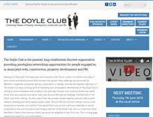 Tablet Screenshot of doyleclub.org